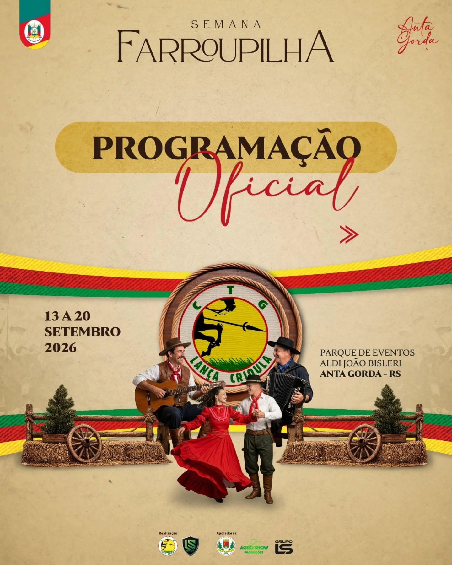 Semana Farroupilha 2026 | Anta Gorda